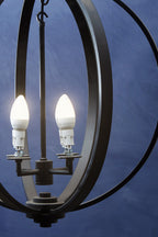 Black Metallic Pendant Light | Censer
