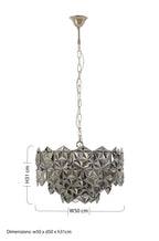 Smoked Grey Glass Chandelier | Rydello
