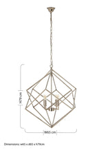 Kamara Double Box Design Pendant Light