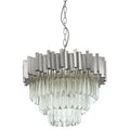 Small Silver Finish Chandelier | Lustra