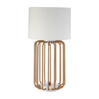 Gold Caged Table Lamp | Zora