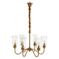 6 Arm Gold Ceiling Light | Zissi