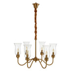 6 Arm Gold Ceiling Light | Zissi