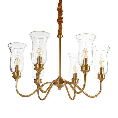 6 Arm Gold Ceiling Light | Zissi