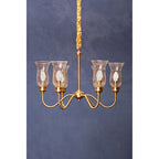 6 Arm Gold Ceiling Light | Zissi