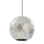 Small Silver Finish Pendant Light | Mateo