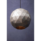 Small Silver Finish Pendant Light | Mateo