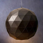 Large Black and Copper Pendant Light | Mateo