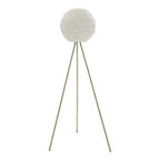 White Finish Floor Lamp | Mateo