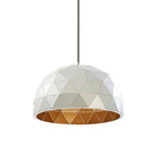 Small Silver Dome Pendant Light | Mateo