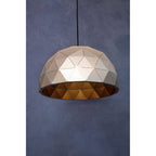 Small Silver Dome Pendant Light | Mateo
