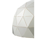 Small Silver Dome Pendant Light | Mateo