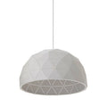 Medium White Dome Pendant Light | Mateo