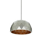 Medium Silver Dome Pendant Light | Mateo