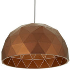 Large Coffee Dome Pendant Light | Mateo