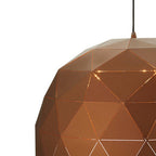 Large Coffee Dome Pendant Light | Mateo