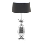 Nickel Finish Pineapple Table Lamp | Boho