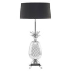 Nickel Finish Pineapple Table Lamp | Boho