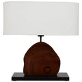Wooden Live Edge Design Table Lamp | Hestina