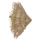 Small Woven Rattan Wall Light | Hestina