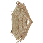Medium Woven Rattan Wall Light | Hestina