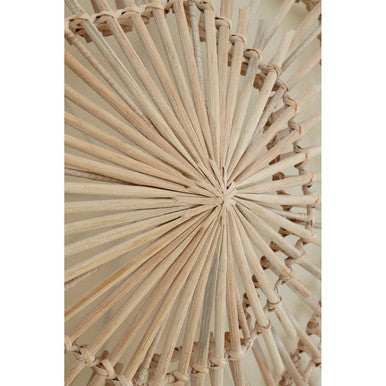 Medium Woven Rattan Wall Light | Hestina
