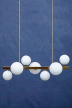 Bronze Finish 7 Light Statement Pendant Light | Abira