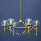 6 Bulb Geo Pendant Light | Abira