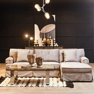 Silver Finish Adjustable 5 Arm Statement Pendant Light | Abira