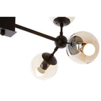 6 Arm Matte Black Pendant Light | Abira