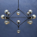 Abira Matte Black 21 Arm Pendant Lamp