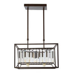 4 Bulb Dark Brown Ceiling Light | Akiko