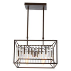 4 Bulb Dark Brown Ceiling Light | Akiko