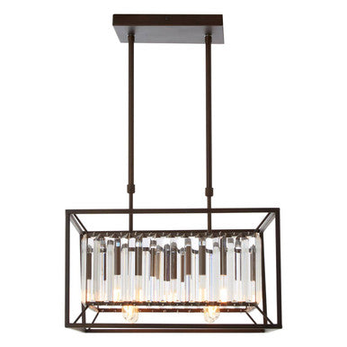 4 Bulb Dark Brown Ceiling Light | Akiko