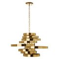 5 Bulb Gold Finish Pendant Lamp | Alana