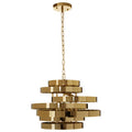 4 Bulb Gold Finish Pendant Light | Alana