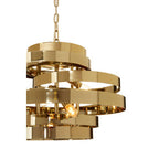 4 Bulb Gold Finish Pendant Light | Alana