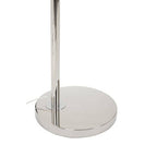 Nickel Finish Arc Floor Lamp | Hubert