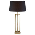 Gold Finish Rectangular Table Lamp | Skye