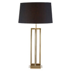 Gold Finish Rectangular Table Lamp | Skye