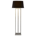 Nickel Finish Rectangular Floor Lamp | Skye