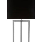 Nickel Finish Rectangular Floor Lamp | Skye