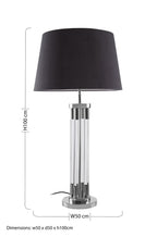 Table Lamp with Tubular Acrylic Base | Skye