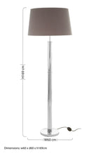 Tall Floor Lamp with Tubular Base | Skye