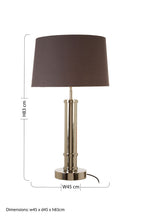 Table Lamp with Wide Tubular Base | Skye