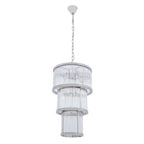 3 Tier Nickel Finish Chandelier | Salasco