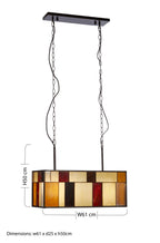 Deco Rectangle Ceiling Light | Waldorf