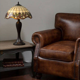Tiffany Umbrella Shade Table Lamp | Wisteria