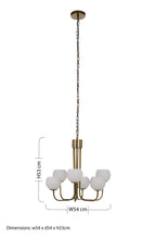 6 Arm Chandelier | Waylen