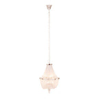 6 Light Chrome Chain Chandelier | Lerici
